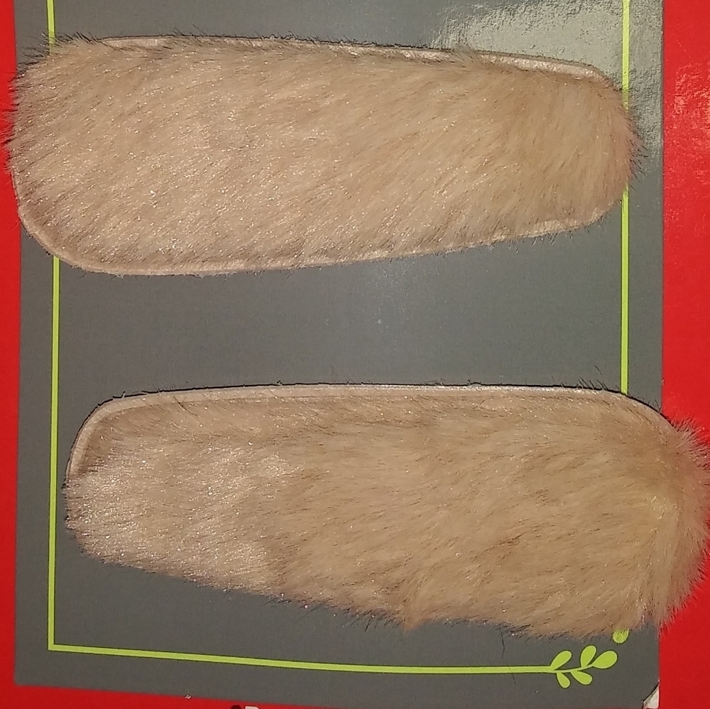 Faux fur hair accessories